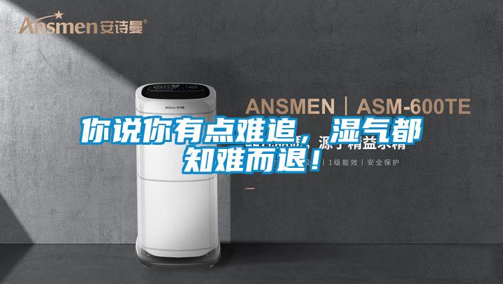 你說你有點(diǎn)難追，濕氣都知難而退！