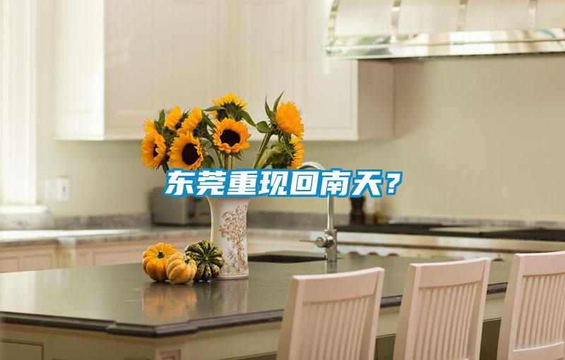 東莞重現(xiàn)回南天？
