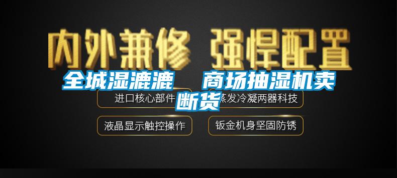 全城濕漉漉  商場(chǎng)抽濕機賣(mài)斷貨