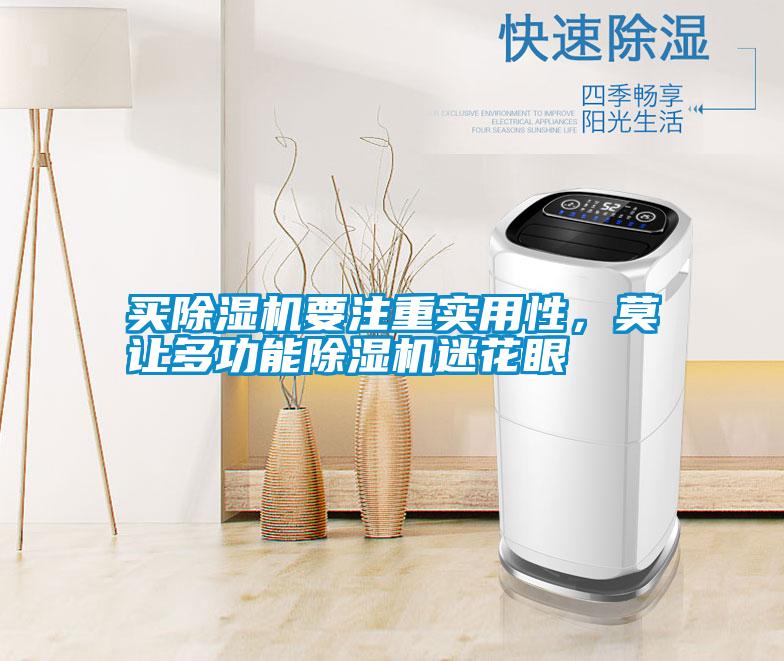 買(mǎi)除濕機要注重實(shí)用性，莫讓多功能除濕機迷花眼