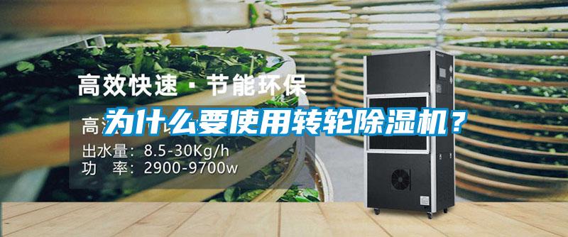為什么要使用轉輪除濕機？