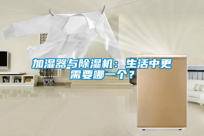 加濕器與除濕機：生活中更需要哪一個？