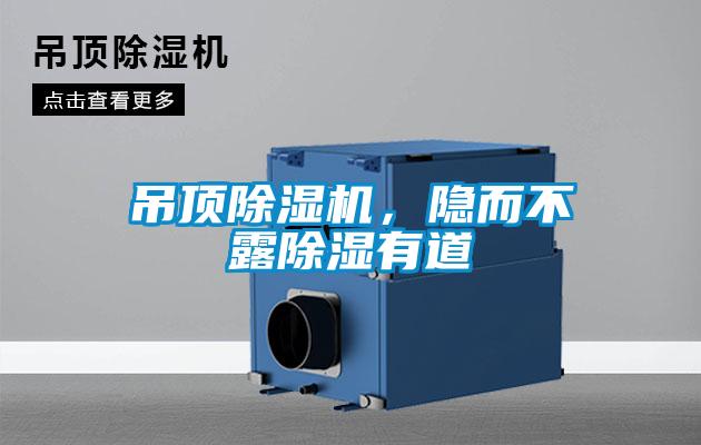 吊頂除濕機(jī)，隱而不露除濕有道