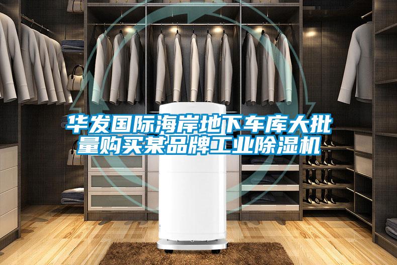 華發(fā)國(guó)際海岸地下車庫大批量購買某品牌工業(yè)除濕機(jī)