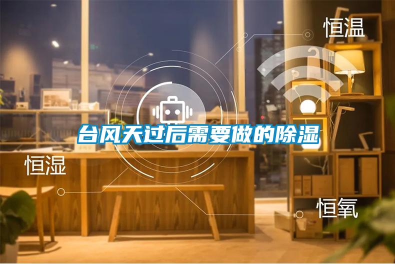 臺風(fēng)天過后需要做的除濕