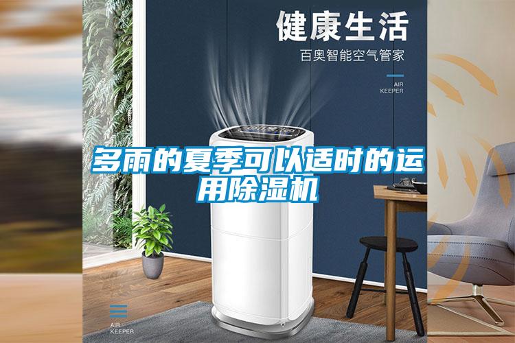 多雨的夏季可以適時(shí)的運用除濕機
