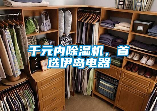千元內除濕機，首選伊島電器