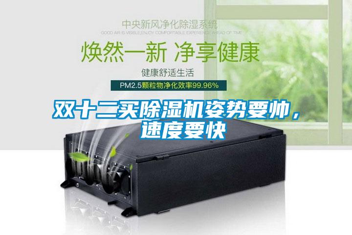 雙十二買(mǎi)除濕機姿勢要帥， 速度要快