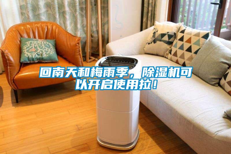 回南天和梅雨季，除濕機(jī)可以開啟使用拉！