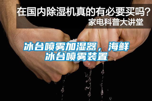 冰臺(tái)噴霧加濕器，海鮮冰臺(tái)噴霧裝置