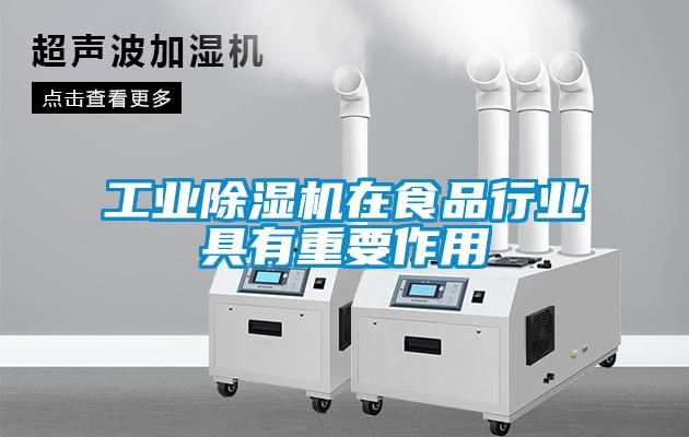 工業(yè)除濕機在食品行業(yè)具有重要作用