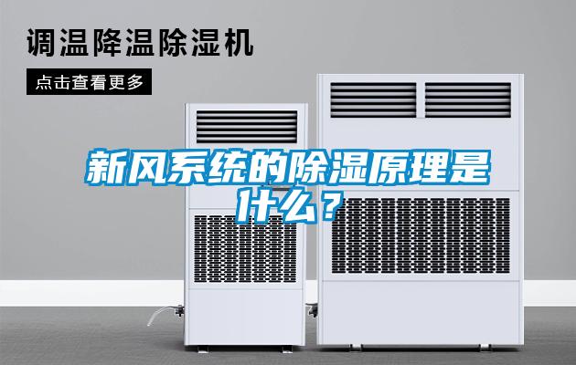 新風(fēng)系統的除濕原理是什么？