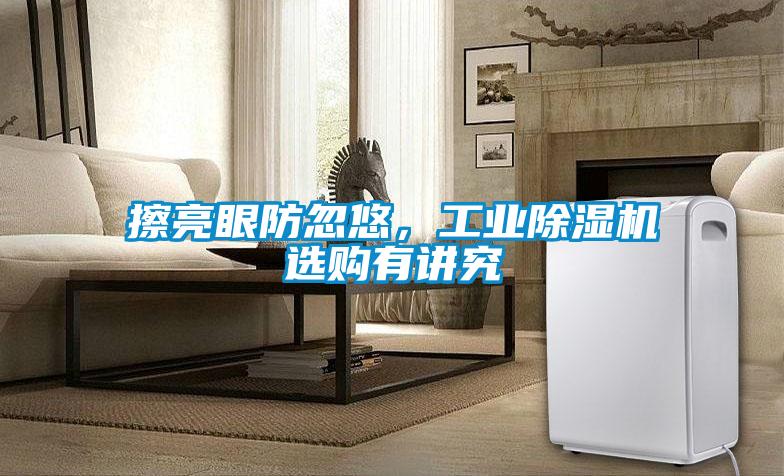 擦亮眼防忽悠，工業(yè)除濕機選購有講究