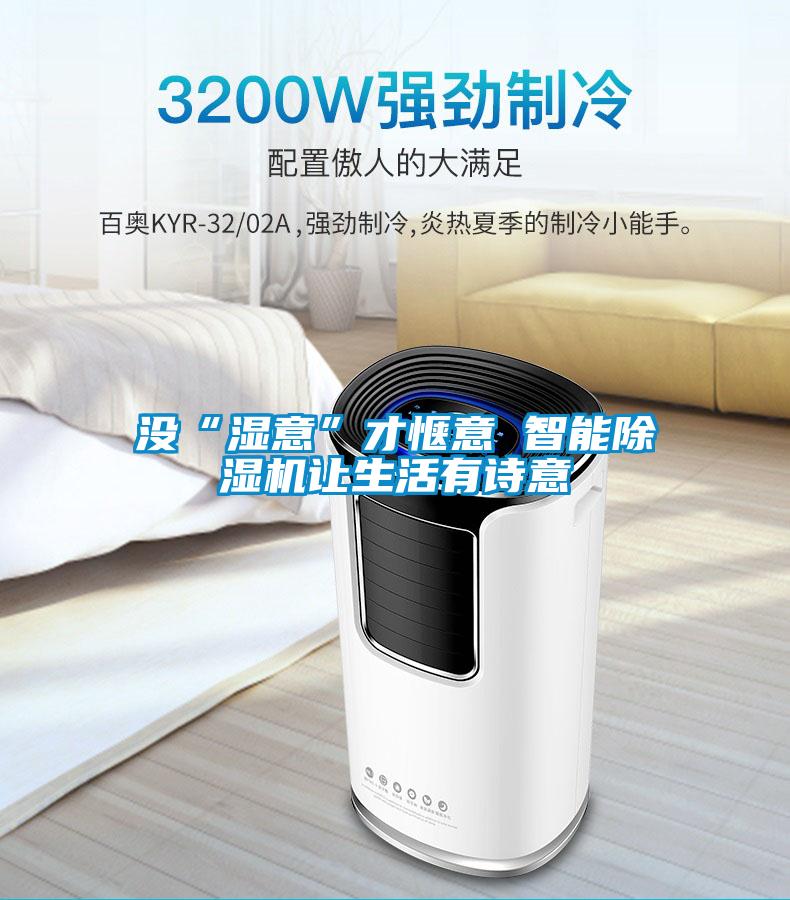 沒(méi)“濕意”才愜意 智能除濕機讓生活有詩(shī)意