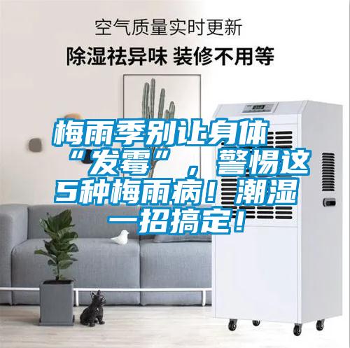 梅雨季別讓身體“發(fā)霉”，警惕這5種梅雨病！潮濕一招搞定！