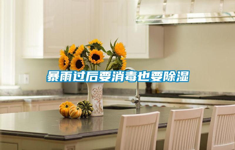 暴雨過(guò)后要消毒也要除濕