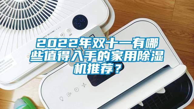 2022年雙十一有哪些值得入手的家用除濕機推薦？