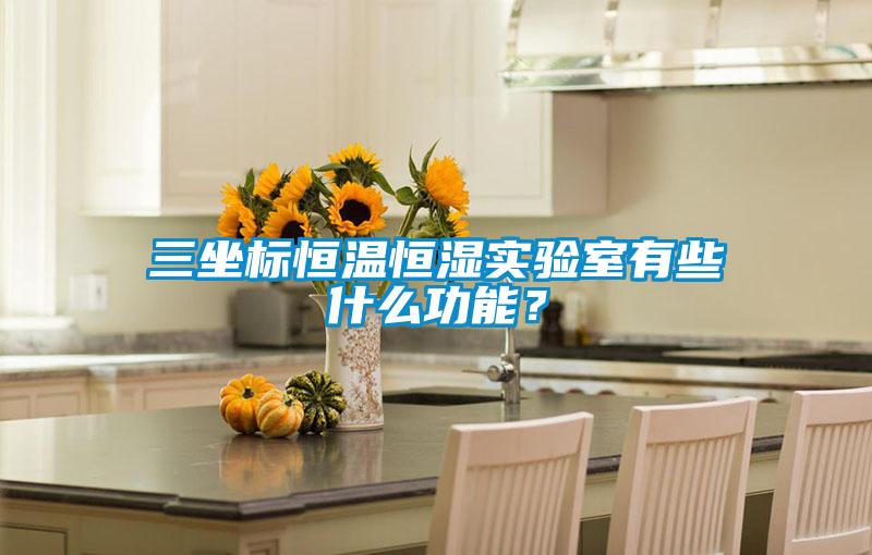 三坐標恒溫恒濕實(shí)驗室有些什么功能？