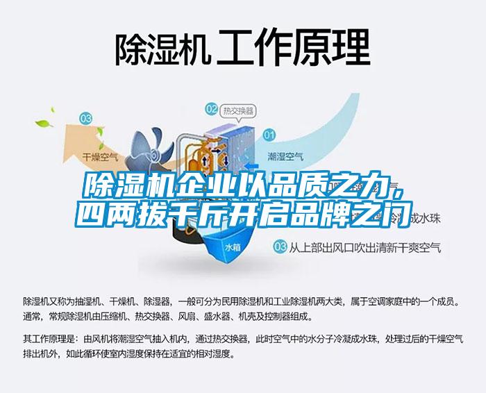 除濕機企業(yè)以品質(zhì)之力，四兩拔千斤開(kāi)啟品牌之門(mén)