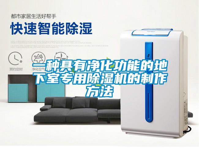 一種具有凈化功能的地下室專(zhuān)用除濕機的制作方法