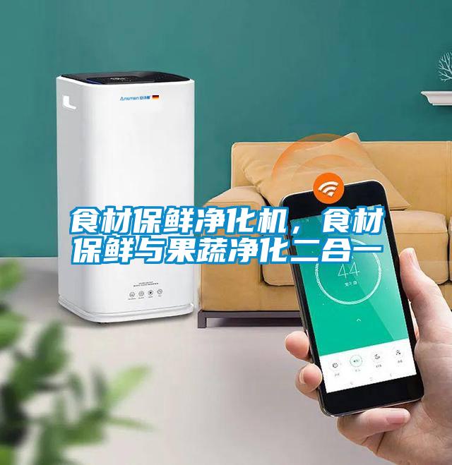 食材保鮮凈化機，食材保鮮與果蔬凈化二合一