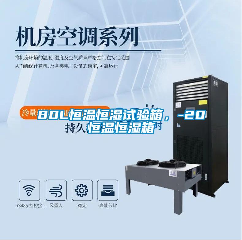 80L恒溫恒濕試驗(yàn)箱，-20℃恒溫恒濕箱
