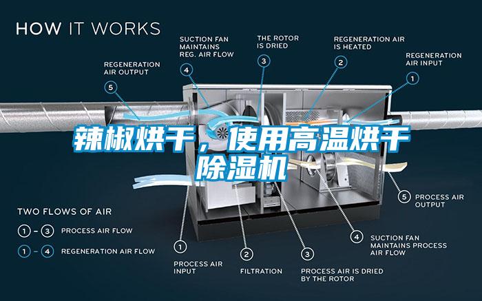 辣椒烘干，使用高溫烘干除濕機