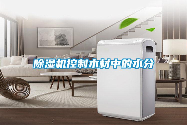 除濕機控制木材中的水分