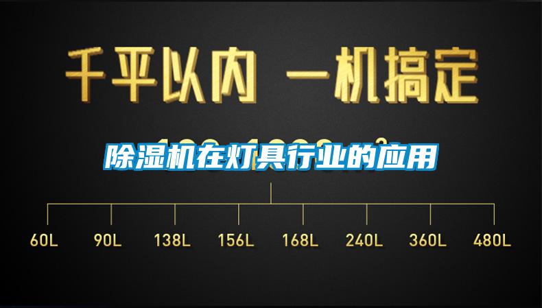 除濕機在燈具行業(yè)的應用