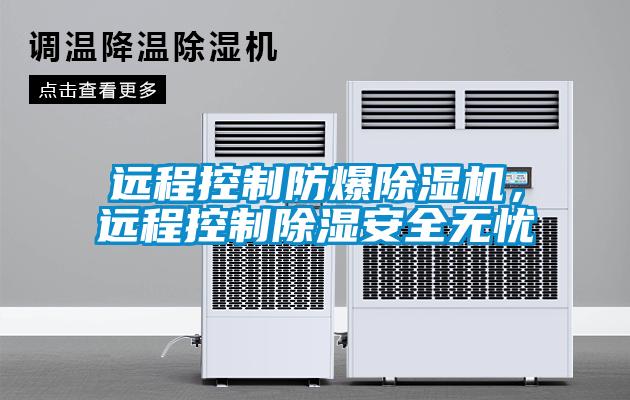 遠程控制防爆除濕機，遠程控制除濕安全無(wú)憂(yōu)