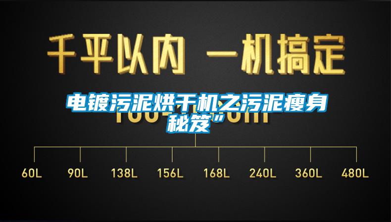 電鍍污泥烘干機之污泥瘦身秘笈”