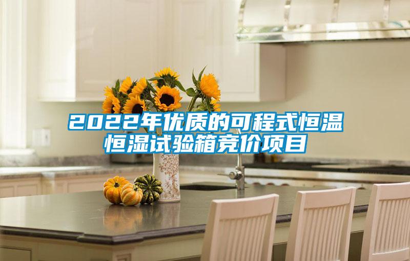 2022年優(yōu)質(zhì)的可程式恒溫恒濕試驗(yàn)箱競(jìng)價(jià)項(xiàng)目