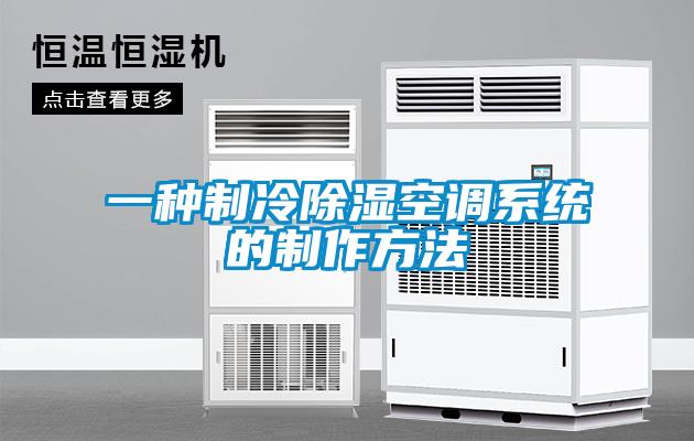 一種制冷除濕空調(diào)系統(tǒng)的制作方法