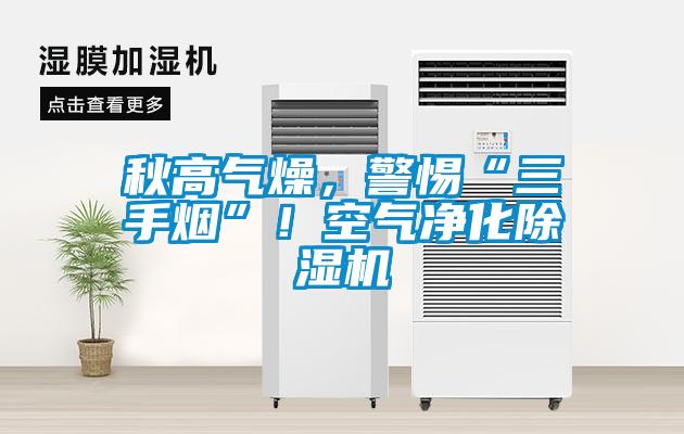 秋高氣燥，警惕“三手煙”！空氣凈化除濕機(jī)