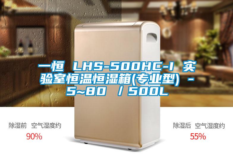 一恒 LHS-500HC-I 實(shí)驗室恒溫恒濕箱(專(zhuān)業(yè)型) -5~80℃／500L