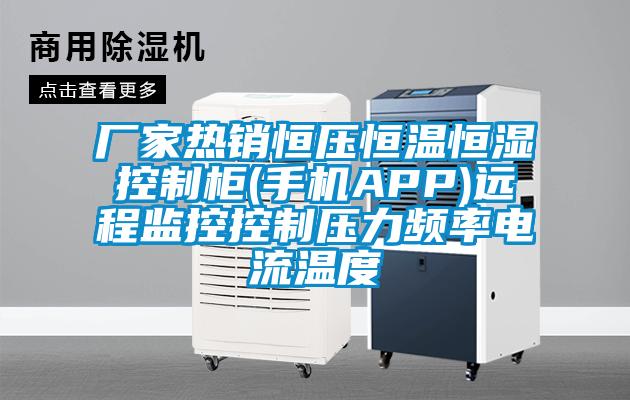 廠(chǎng)家熱銷(xiāo)恒壓恒溫恒濕控制柜(手機APP)遠程監控控制壓力頻率電流溫度