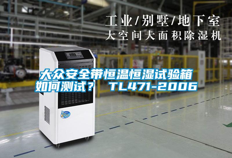 大眾安全帶恒溫恒濕試驗(yàn)箱如何測(cè)試？ TL471-2006