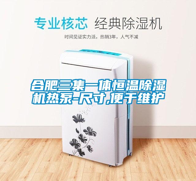 合肥三集一體恒溫除濕機熱泵-尺寸,便于維護