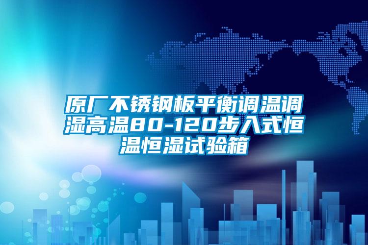 原廠(chǎng)不銹鋼板平衡調溫調濕高溫80-120步入式恒溫恒濕試驗箱