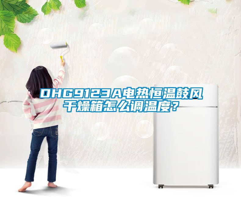 DHG9123A電熱恒溫鼓風(fēng)干燥箱怎么調溫度？