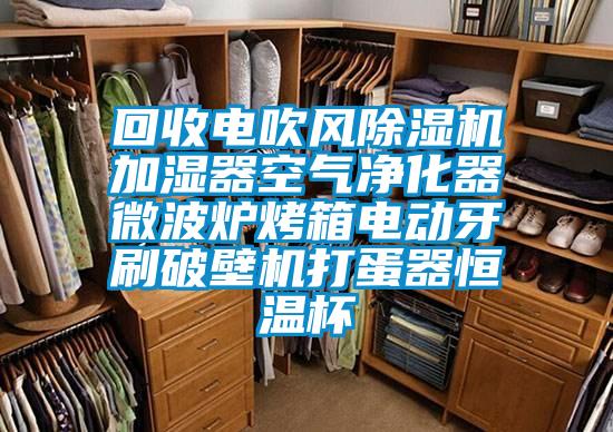 回收電吹風(fēng)除濕機加濕器空氣凈化器微波爐烤箱電動牙刷破壁機打蛋器恒溫杯