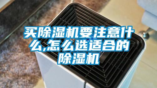 買除濕機要注意什么,怎么選適合的除濕機