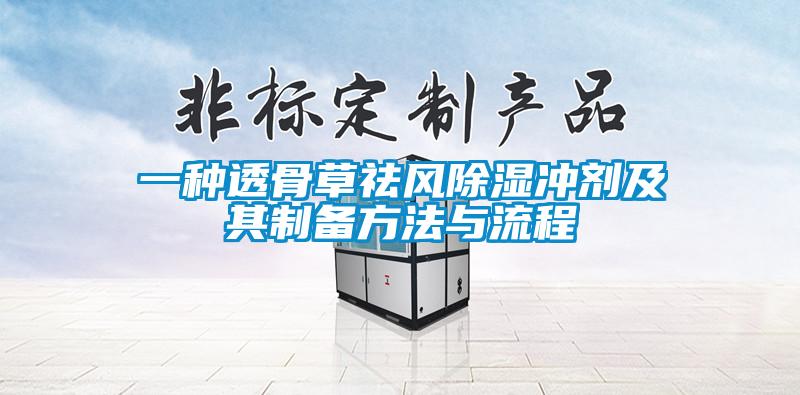 一種透骨草祛風(fēng)除濕沖劑及其制備方法與流程