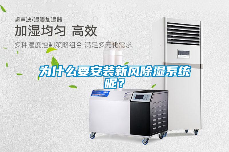 為什么要安裝新風(fēng)除濕系統呢？