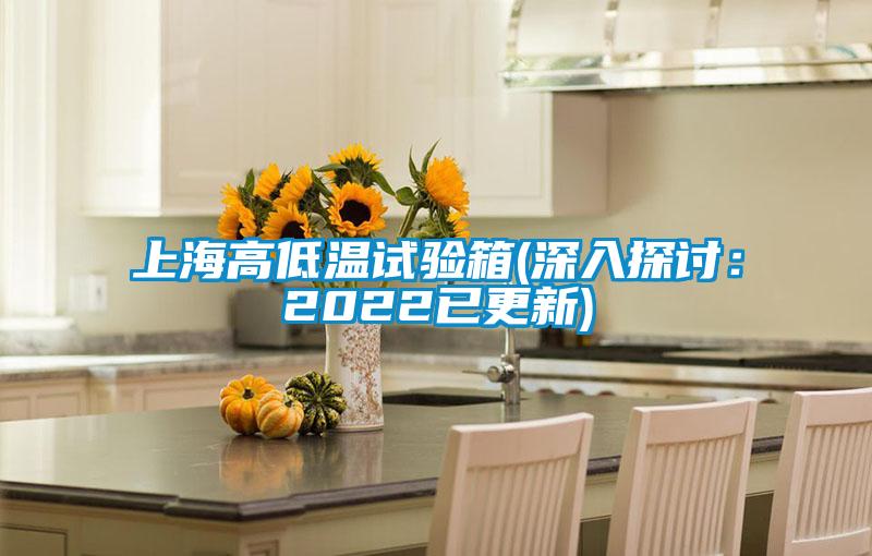 上海高低溫試驗箱(深入探討：2022已更新)