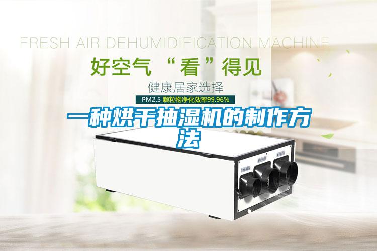 一種烘干抽濕機(jī)的制作方法