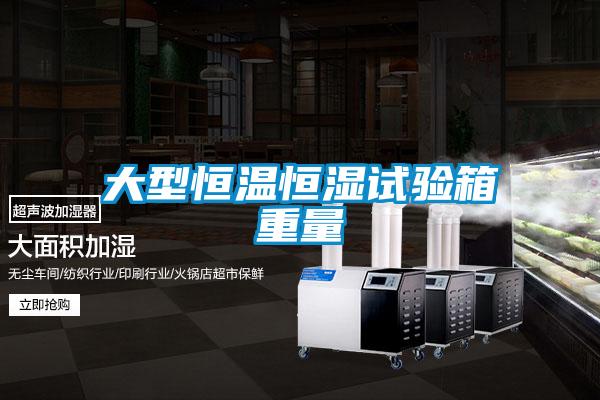 大型恒溫恒濕試驗箱重量