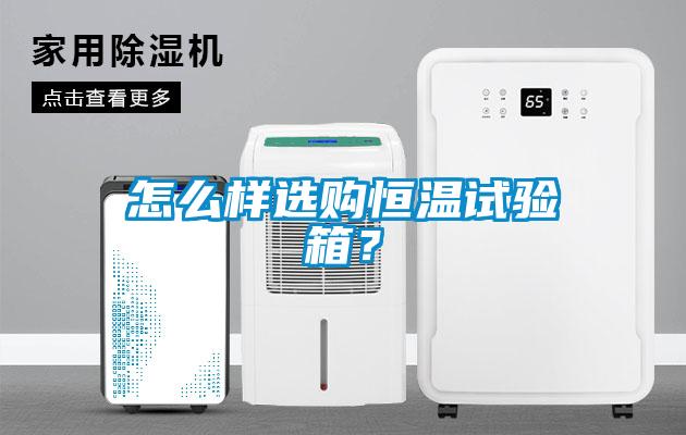 怎么樣選購恒溫試驗箱？