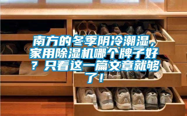 南方的冬季陰冷潮濕，家用除濕機哪個牌子好？只看這一篇文章就夠了！