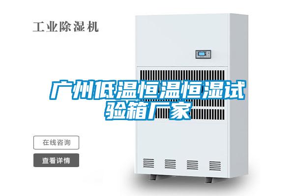 廣州低溫恒溫恒濕試驗箱廠(chǎng)家
